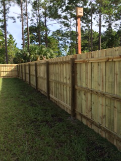Wooden Fence in Ormond Beach, Florida